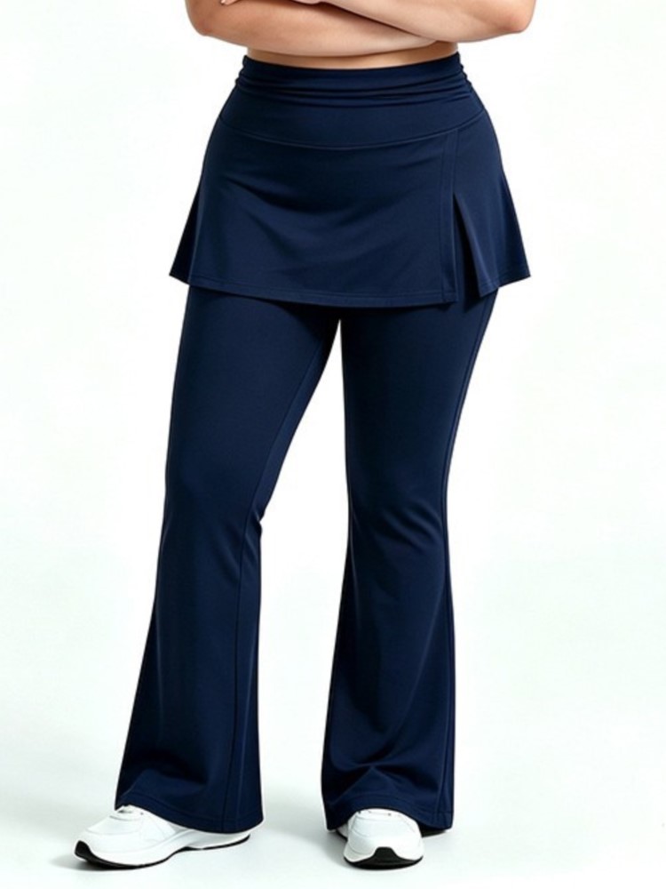 Pilates In Yoga Pants - กางเกงโยคะผู้หญิงทรงขาตรงเนื้อผ้านุ่มพิเศษสำหรับคนไซส์ใหญ่ กางเกงเลกกิ้งออกกำลังกาย ให้ความรู้สึกเบาสบายเหมือนไม่ได้ใส่ เหมาะสำหรับพิลาทิส วิ่ง และกีฬา