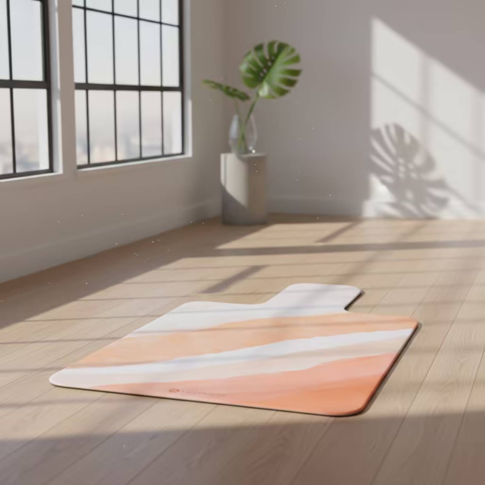 Pilates & Yoga Unleashed Studio - เสื่อออกกำลังกาย เสื่อพิลาทิสแบบหนังกลับ กันลื่น บุนวม สำหรับใช้ในสตูดิโอ ออกกำลังกายที่บ้าน