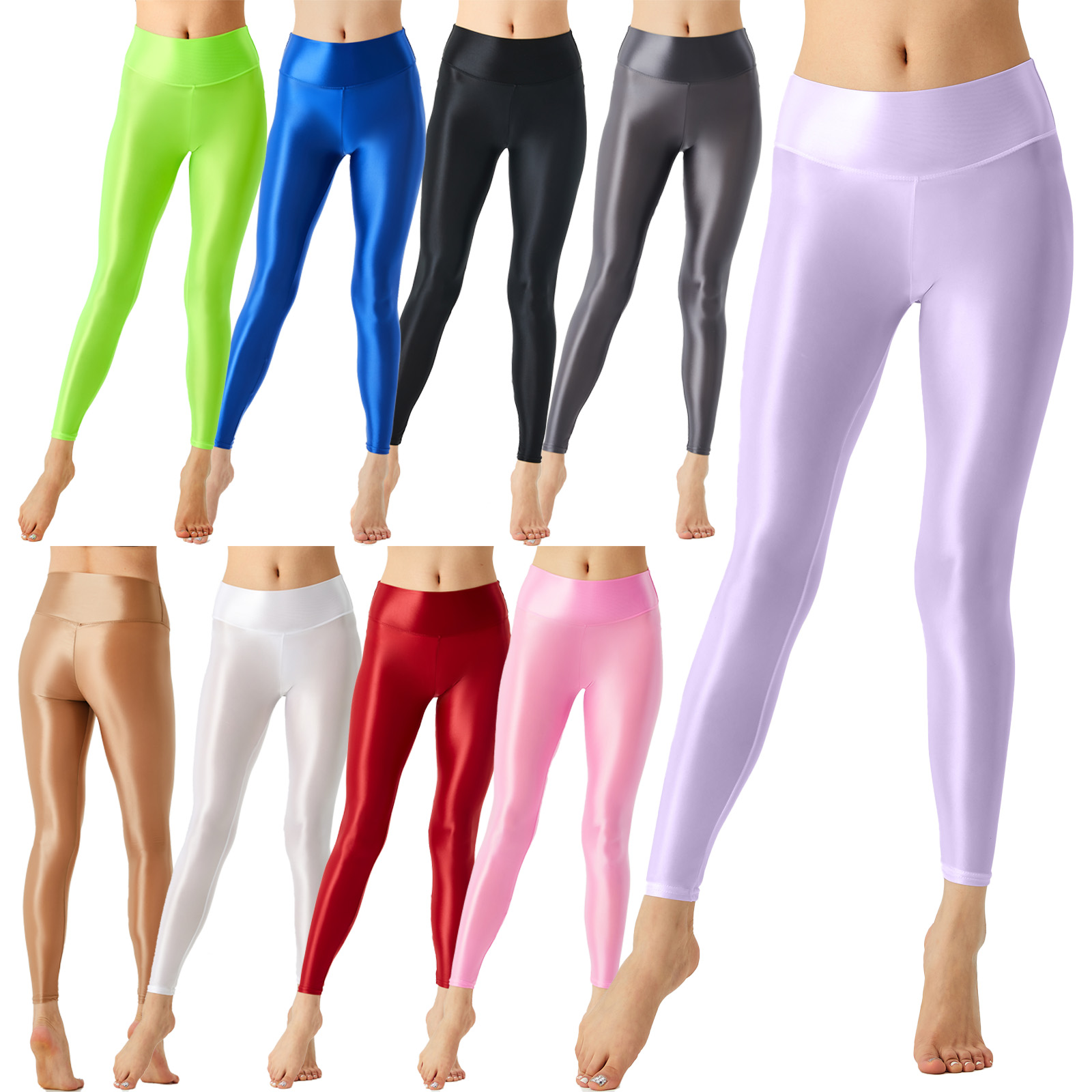 กางเกงเลกกิ้งบัลเล่ต์มันวาวสำห - Pilates In Yoga Pants บทวิจารณ์และราคา