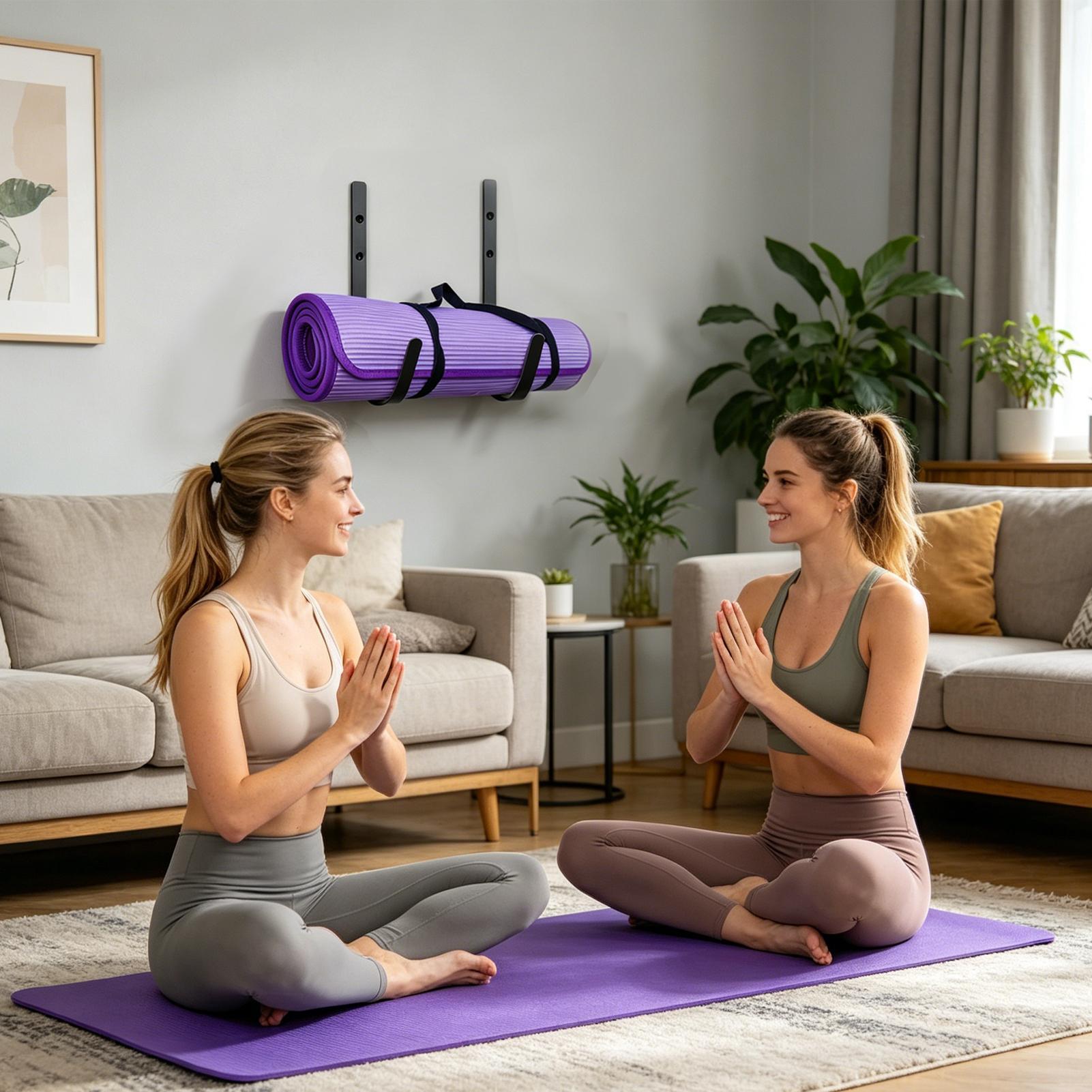 ที่แขวนเสื่อโยคะติดผนัง ที่เก็ - Pilates Yoga Garage บทวิจารณ์และราคา