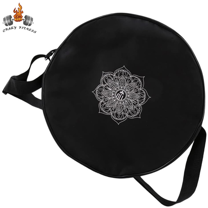 กระเป๋าล้อโยคะไนลอนสีดําดอกไม้ - Pilates Yoga Bag บทวิจารณ์และราคา