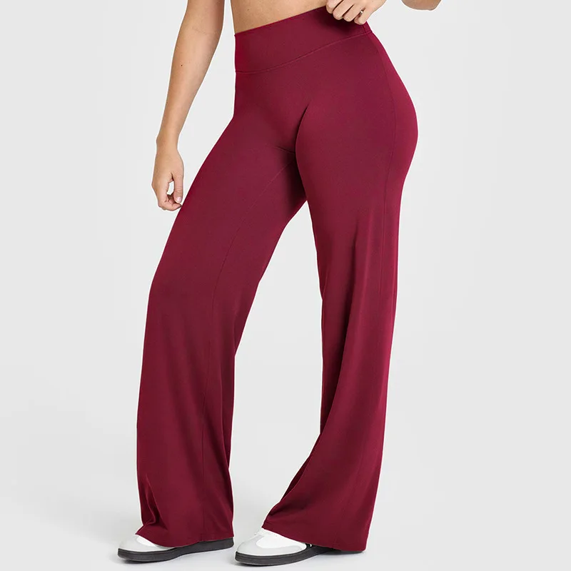 กางเกงกีฬาขายาวทรงตรง ผ้าเนื้อ - Pilates In Yoga Pants บทวิจารณ์และราคา