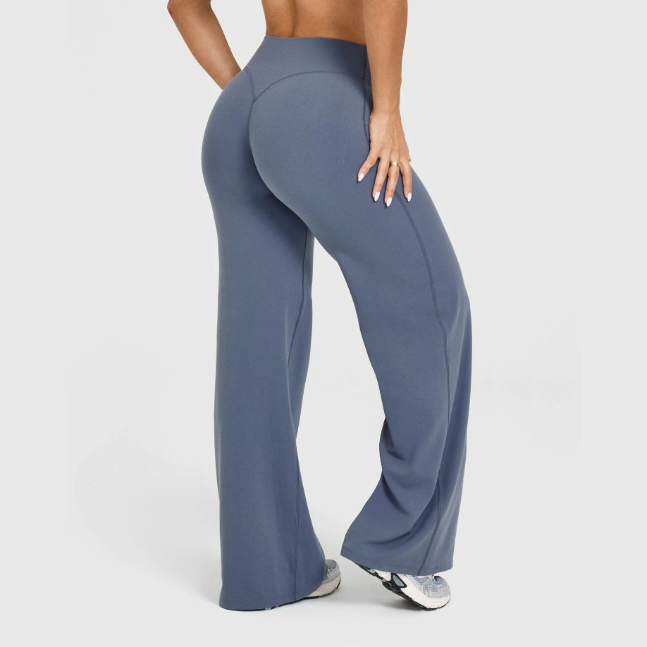 กางเกงกีฬาขายาวทรงตรง ผ้าเนื้อ - Pilates In Yoga Pants บทวิจารณ์และราคา