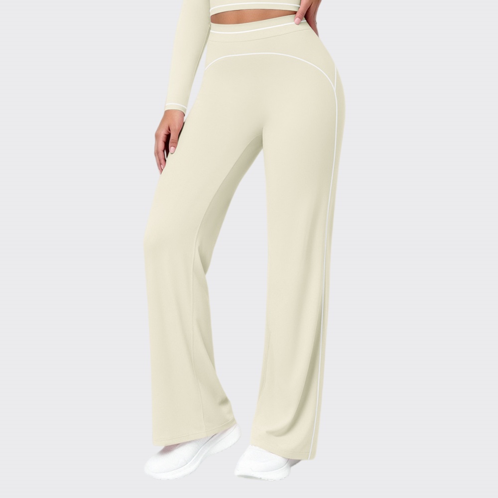 กางเกงเอวสูงทรงบานใหม่สำหรับผู - Pilates In Yoga Pants บทวิจารณ์และราคา
