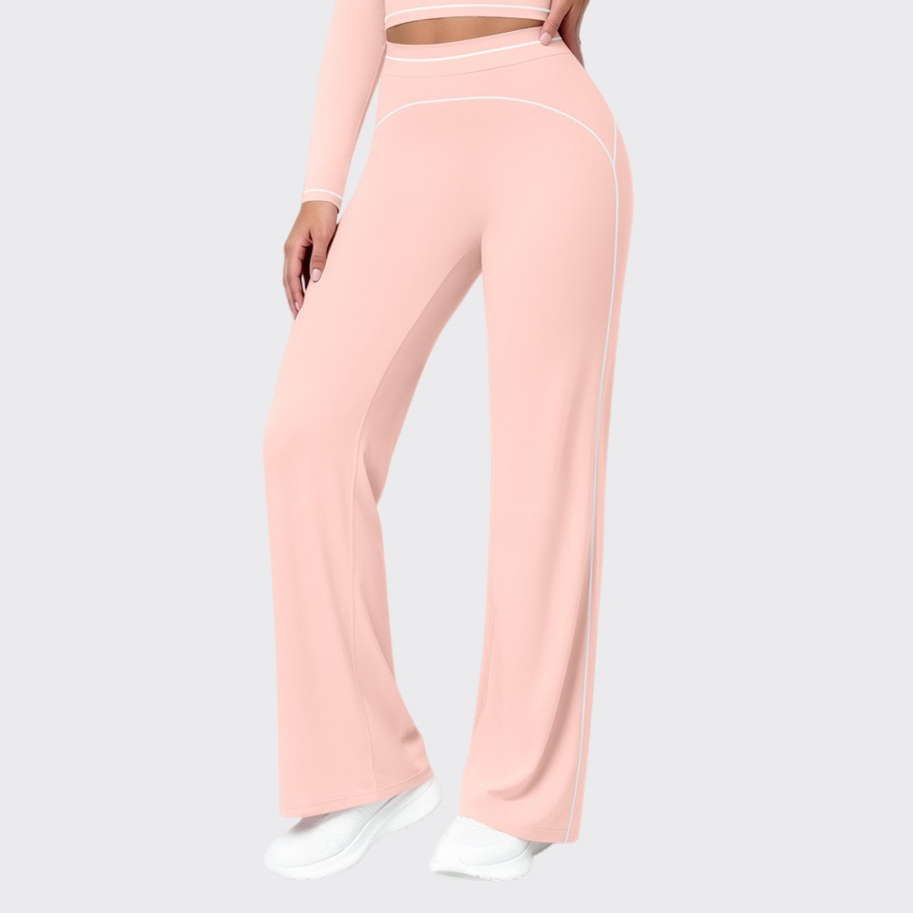 กางเกงเอวสูงทรงบานใหม่สำหรับผู - Pilates In Yoga Pants บทวิจารณ์และราคา