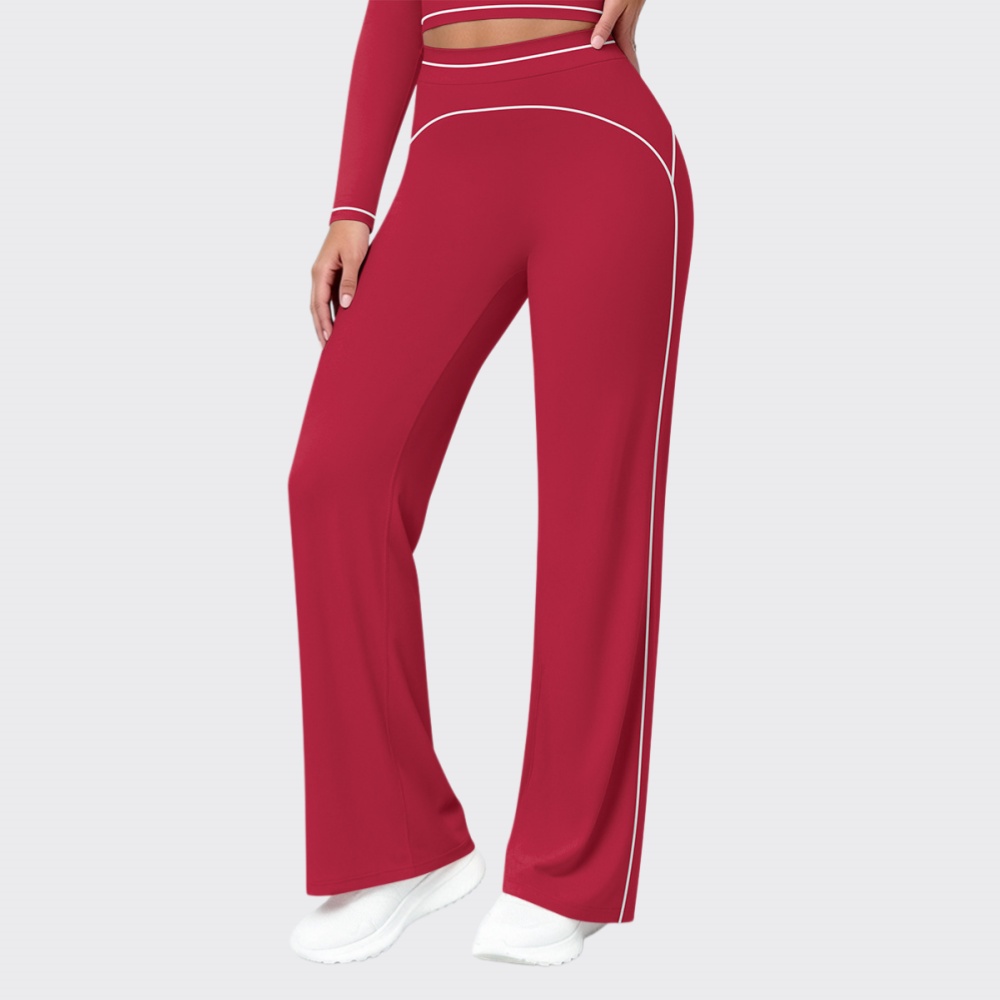 กางเกงเอวสูงทรงบานใหม่สำหรับผู - Pilates In Yoga Pants บทวิจารณ์และราคา