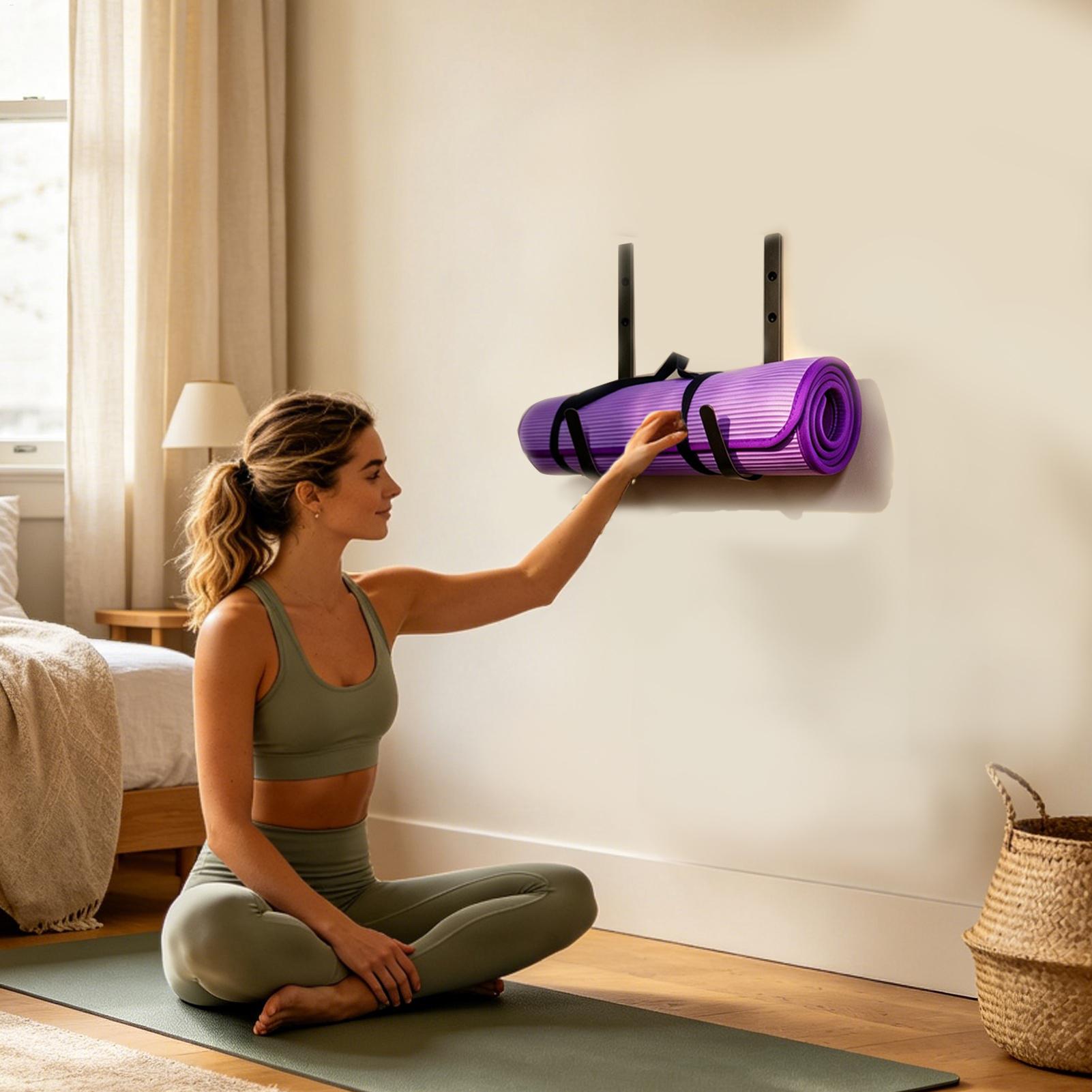 ที่แขวนเสื่อโยคะติดผนัง พร้อมท - Pilates Yoga Garage บทวิจารณ์และราคา