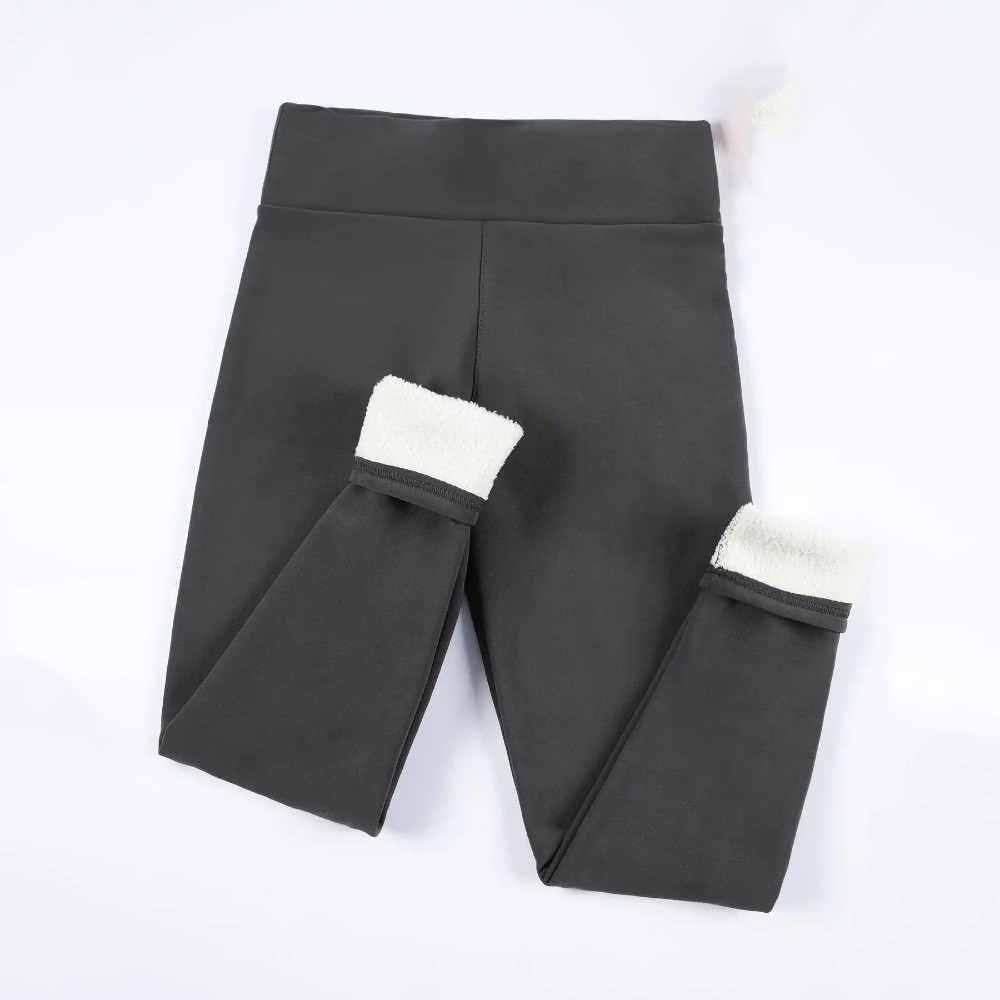 เลกกิ้งแฟชั่นเอวสูงบุขนแกะ ป้อ - Pilates In Yoga Pants บทวิจารณ์และราคา